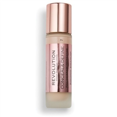 Revolution  Conceal &  Define Full Coverage Foundation F4 23ml 
