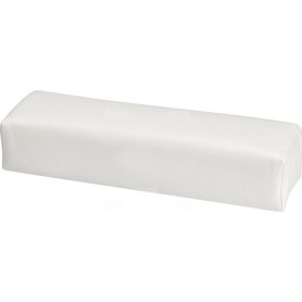 Μαξιλάρι μανικιούρ λευκό δερμάτινο SalonTech 11-182D 1τμχ