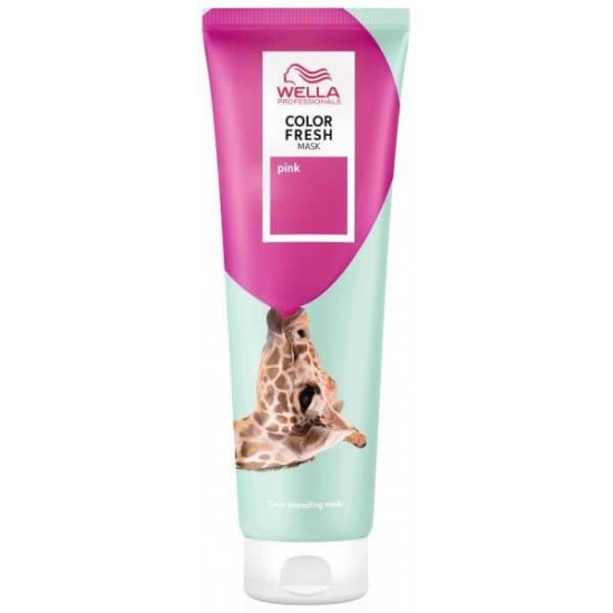 Μάσκα Μαλλιών με ημιμόνιμο χρώμα Wella Professionals Color Fresh Mask Pink 150ml