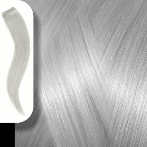 Τρέσα από Φυσικό Μαλλί Υanni Extensions Weft Human Hair Silver / Ασιμί 