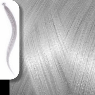 Extensions Κερατίνης Σετ 10 Τούφες Φυσική Τρίχα Silver / Ασιμί 50cm