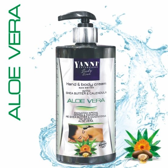 Κρέμα Χεριών & Σώματος YANNI Aloe Vera 500ml