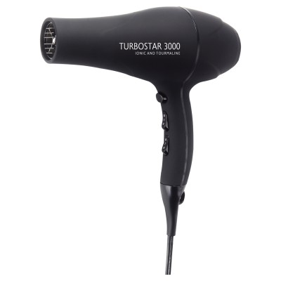 Σεσουάρ Μαλλιών Turbostar 3000 Professional Hair Dryer 2400w Μαύρο