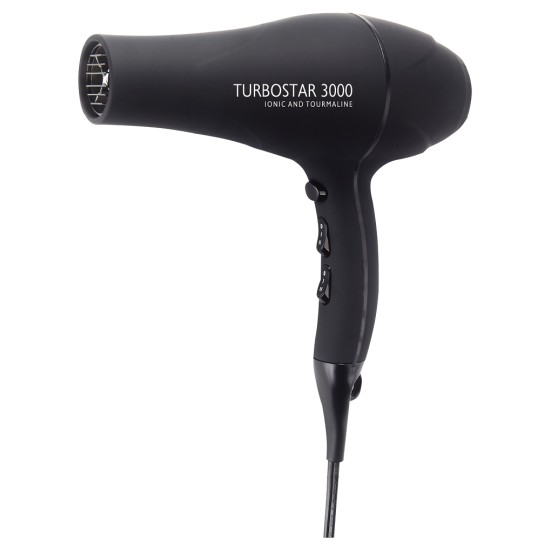 Σεσουάρ Μαλλιών Turbostar 3000 Professional Hair Dryer 2400w Μαύρο