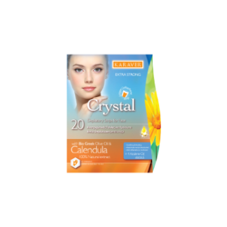 Αποτριχωτικές Ταινίες για πρόσωπο KARAVER Crystal Calendula 20τμχ