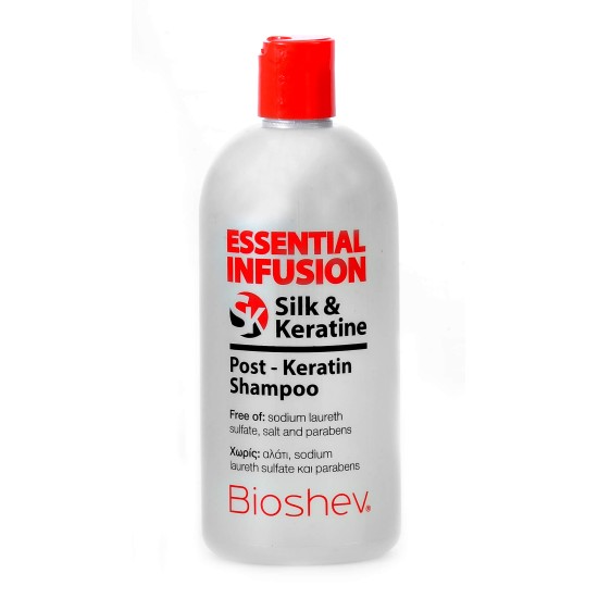 Bioshev Σαμπουάν  silk & keratine post keratin shampoo 500ml