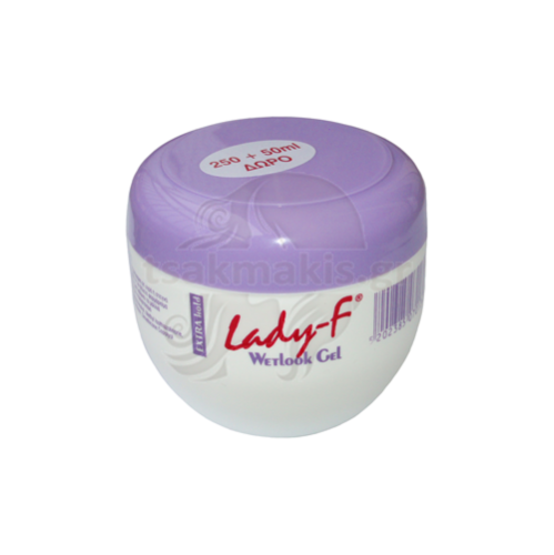 Ζελέ Μαλλιών Lady-F Wetlook Gel Extra Hold 250ml + 50ml δώρο