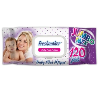 Υγρά Μαντηλάκια Freshmaker (120τμχ)