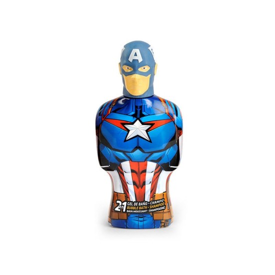  Σαμπουάν & Αφρόλουτρο 2 σε 1 DISNEY Captain America Lorenay 350ml