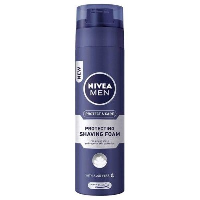 Αφρός Ξυρίσματος Protect & Care με Aloe Vera Nivea Men Shaving Foam Extra Moisture 200ml