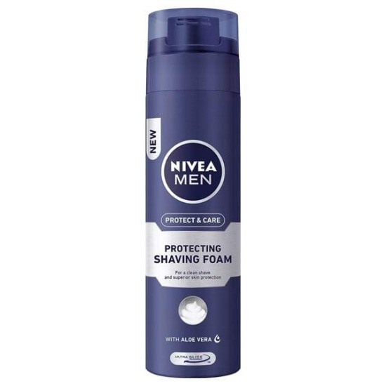 Αφρός Ξυρίσματος Protect & Care με Aloe Vera Nivea Men Shaving Foam Extra Moisture 200ml