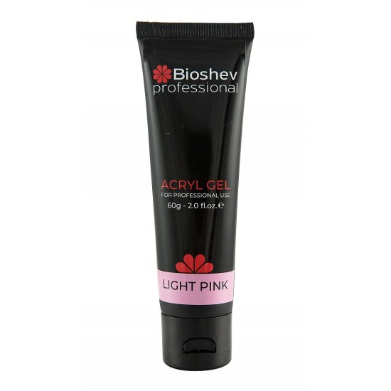 Βάση Νυχιών σε Μορφή Acryl Gel Bioshev Light Pink 60ml