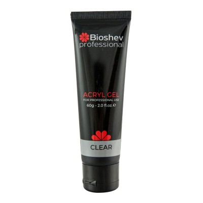 Βάση Νυχιών σε Μορφή Acryl Gel Bioshev Clear 60ml