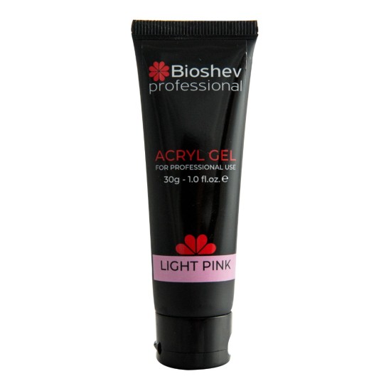 Βάση Νυχιών σε Μορφή Acryl Gel Bioshev Light Pink 30ml