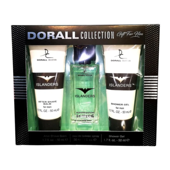 Ανδρικό Σετ Δώρου Dorall Collection Islanders  (Shower Gel 50ml / Άρωμα 30ml / After Shave Balm 50ml)