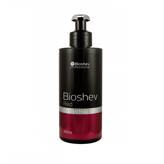 Χρωμομάσκα Μαλλιών Bioshev Red Colored Hair Mask 300ml
