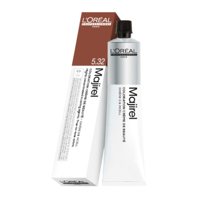 Βαφή μαλλιών L'Oreal Professionnel Majirel Νο 5.32 Καστανό Ανοιχτό Ντορέ Ιριζέ 50ml
