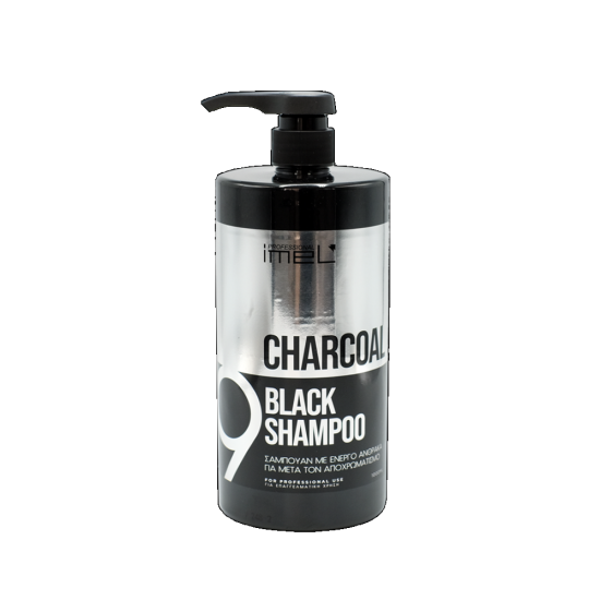 Σαμπουάν Με Ενεργό Άνθρακα (Black Charcoal) για Μετά τον Αποχρωματισμό Imel 1000ml