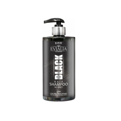 Χρωμοσαμπουάν Μαύρο με Αλόη Evialia Black Hair Shampoo 300ml
