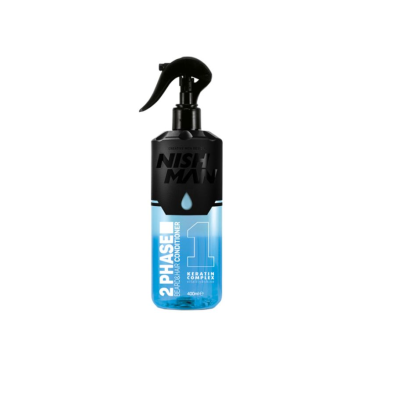 Ενυδατικό Σπρέι για Μαλλιά και Μούσι NISH MAN 2 Phase Keratin Complex Conditioner 400ml