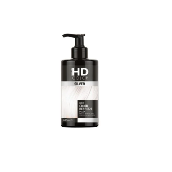 Χρωμομάσκα Μαλλιών Farcom HD Hair Color Refresh Mask Silver 400ml