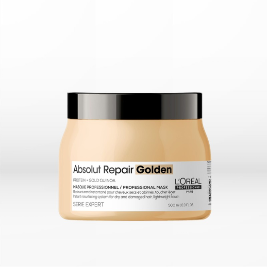 Μάσκα LOreal Professionnel Gold Quinoa + Protein Absolut Repair Serie Expert 500ml