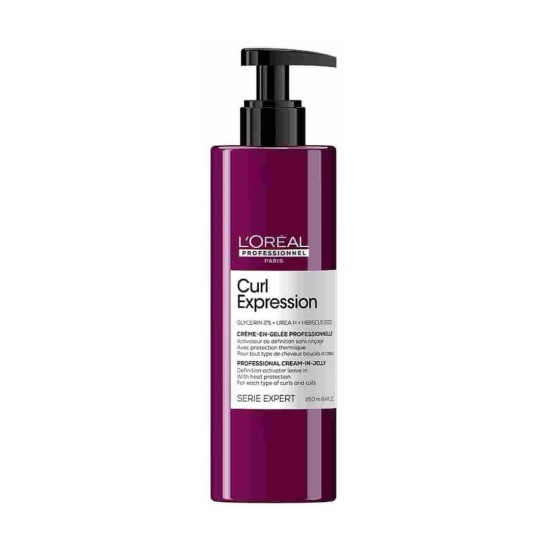  Curl Expression L'Oréal Professionnel Creme En Gelee Κρεμώδες Τζελ Ενεργοποίησης Σχήματος για Σγουρά Μαλλιά 250ml