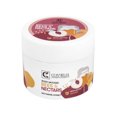 Body Mousse Ενεργού Οξυγόνου Cosmelia Bees & Nectars με Νεκταρίνι & Μέλι 200ml