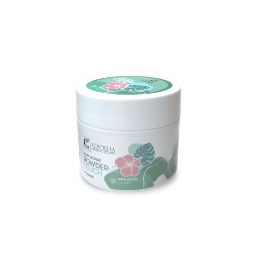 Body Mousse Ενεργού Οξυγόνου Cosmelia Powder Touch με Πούδρα και Shimmer 200ml