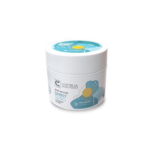 Body Mousse Ενεργού Οξυγόνου Cosmelia Shiny Sand με Καρύδα, Κίτρο και Shimmer 200ml