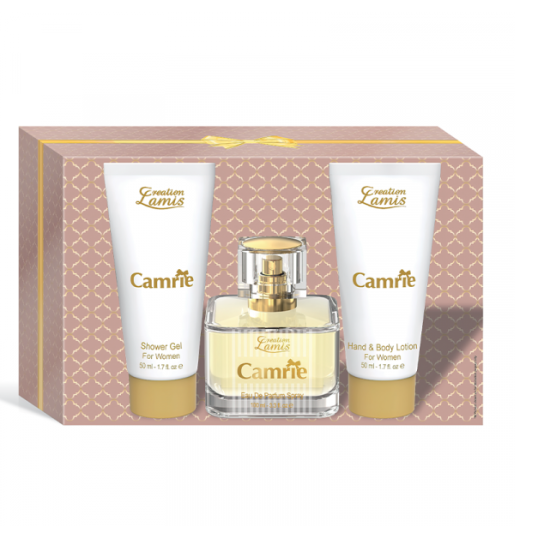 Γυναικείο Σετ Δώρου Camrie Creation Lamis Αφρόλουτρο 50ml / Κρέμα Σώματος 50ml / Άρωμα 100ml