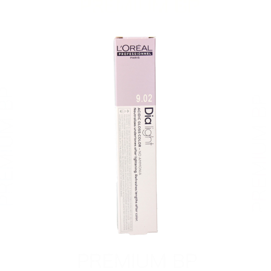 Βαφή μαλλιών Loreal Professionel DIA Light 9.02 Milkshake Ξανθό Πολύ Ανοιχτό Φυσικό ιριζέ 50ml