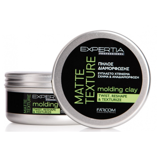 Πηλός Διαμόρφωσης Μαλλιών Farcom Matte Texture Molding Clay 100ml