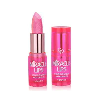 Ενυδατικό Κραγιόν Χειλιών Miracle Lips Color Change Jelly Lipstick No101 Berry Pink Golden Rose