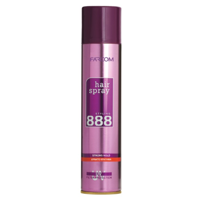 Λακ Μαλλιών για Δυνατό Κράτημα Farcom 888 Strong Hold 400ml