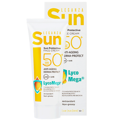 Αντηλιακή Κρέμα Προσώπου SPF 50 Leganza Sun 50ml