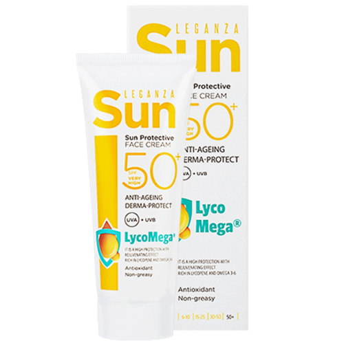 Αντηλιακή Κρέμα Προσώπου SPF 50 Leganza Sun 50ml