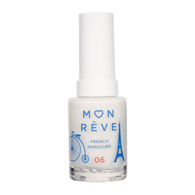 Βερνίκι Νυχιών για Γαλλικό Μανικιούρ MON REVE 06 White Sheer 13ml