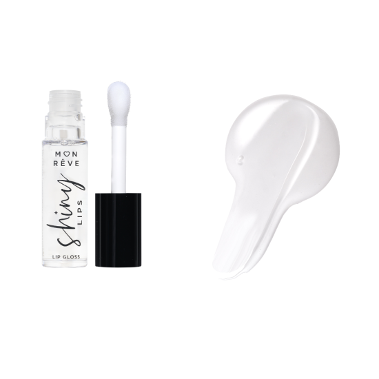 Ενυδατικό Lip Gloss Χειλιών Mon Reve Shiny Lips Νο 01 Clear 8ml