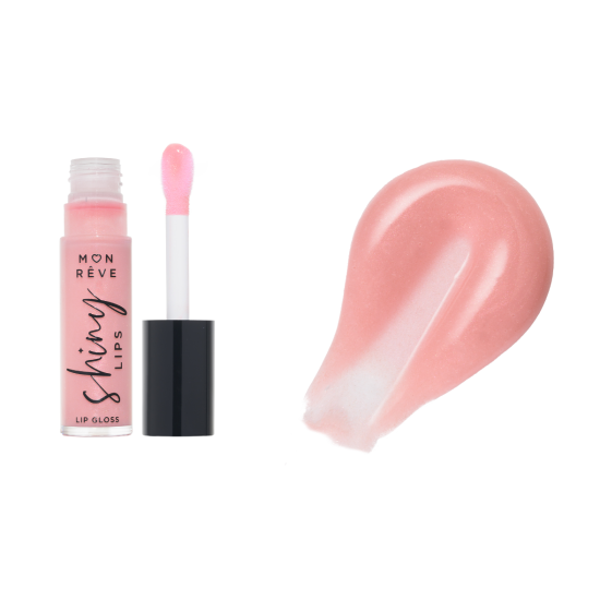 Ενυδατικό Lip Gloss Χειλιών Mon Reve Shiny Lips Νο 02 Volumizing 8ml