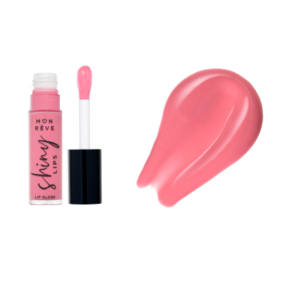 Ενυδατικό Lip Gloss Χειλιών Mon Reve Shiny Lips Νο 03 Nude 8ml
