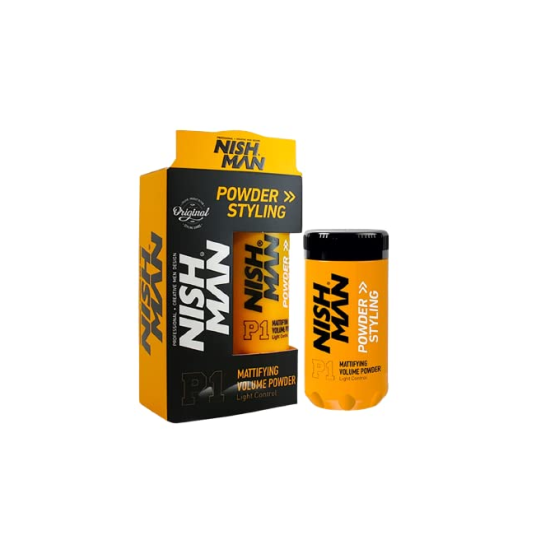 Πούδρα Μαλλιών για Όγκο Nish Man P1 Mattifying Volume Powder Light Control 20gr