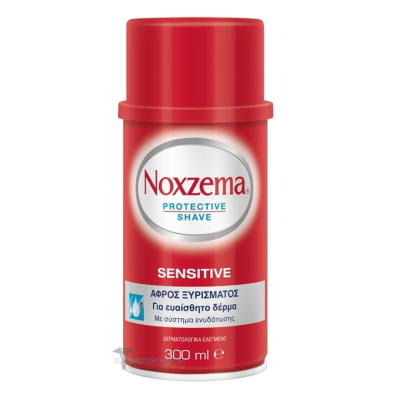 Αφρός Ξυρίσματος για Ευαίσθητο Δέρμα NOXZEMA Sensitive Red 300ml