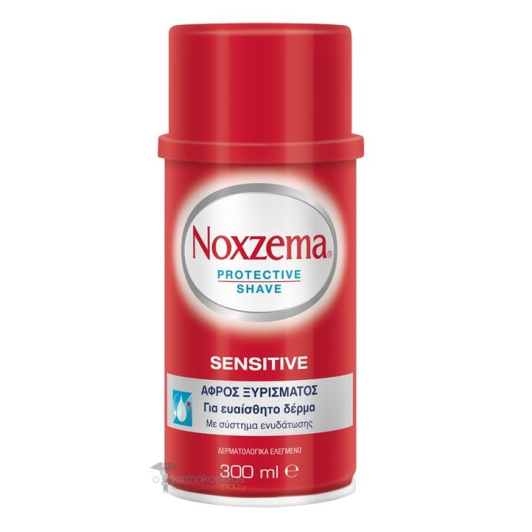 Αφρός Ξυρίσματος για Ευαίσθητο Δέρμα NOXZEMA Sensitive Red 300ml