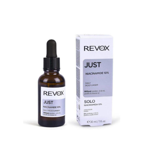 Ενυδατικός Ορός Προσώπου Κατά της Ακμής REVOX Niacinamide 10% 30ml