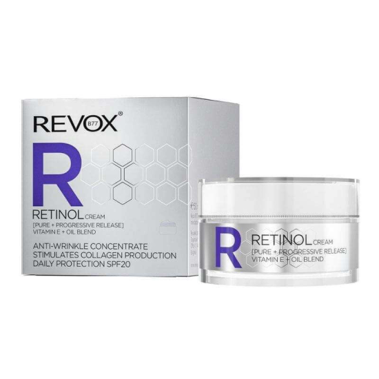 Αντιρυτιδική Κρέμα Προσώπου με Ρετινόλη REVOX Retinol Daily Protection SPF 20 50ml