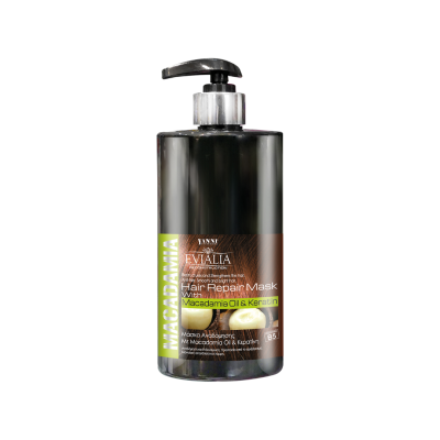 Μάσκα Μαλλιών με Λάδι Macadamia & Κερατίνη Evialia 500ml