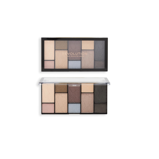 Παλέτα με σκιές ματιών Makeup Revolution Reloaded Dimension Impulse Smoked 1175