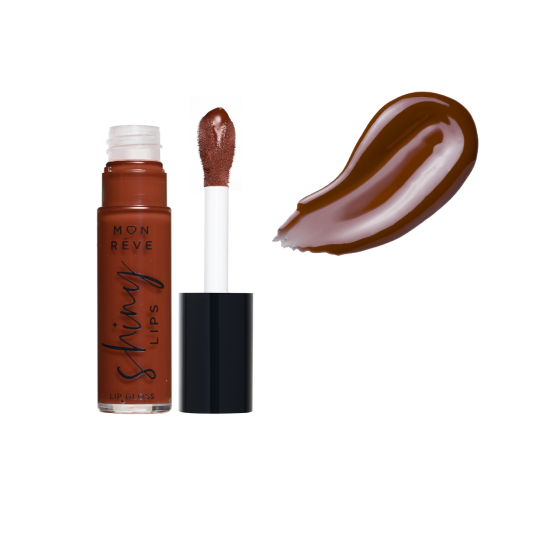 Ενυδατικό Lip Gloss Χειλιών Mon Reve Shiny Lips Νο 14 Salted Caramel 8ml