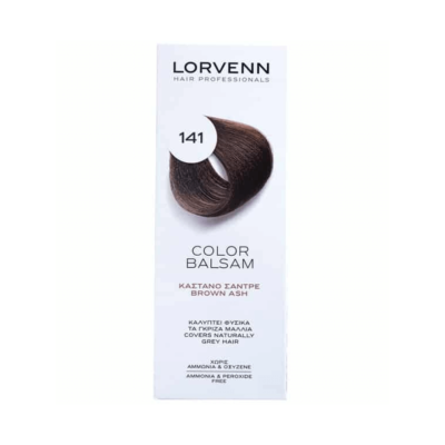 Χρωμογαλάκτωμα Μαλλιών Lorvenn Color Balsam Νο141 Καστανό Σαντρέ 60ml